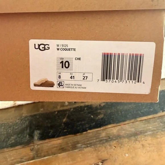 UGG Coquette Slippers in Tan - Picture 1 of 8